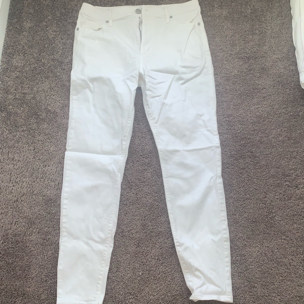 Loft high rise skinny ankle in size 8